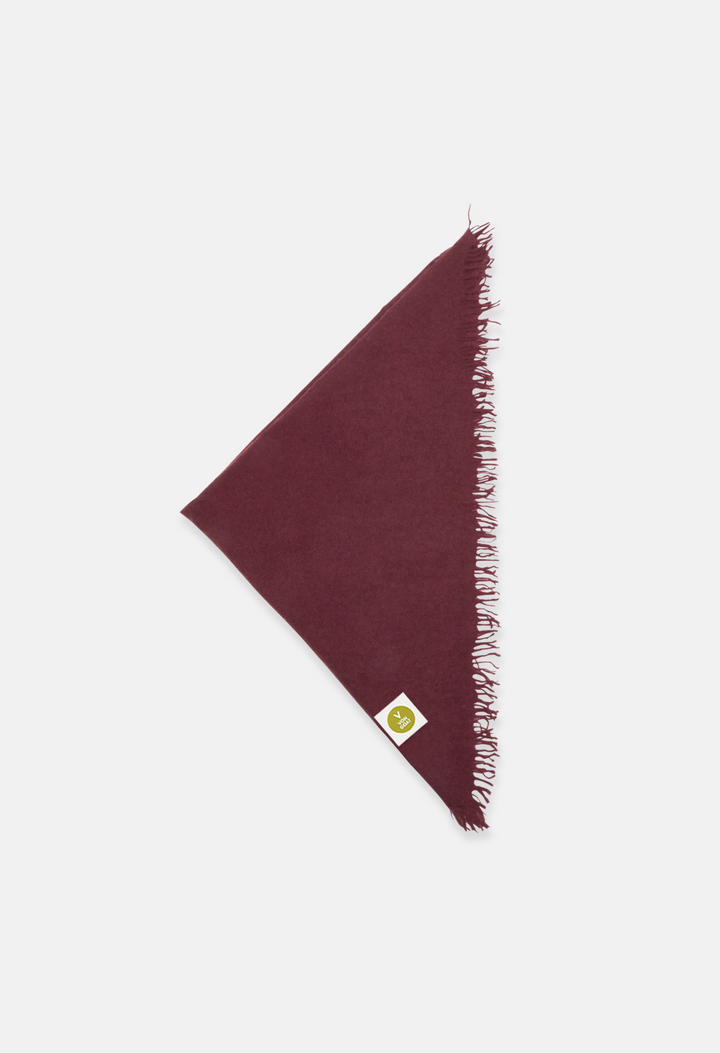 Bandana Mauve Wine mit Fransen