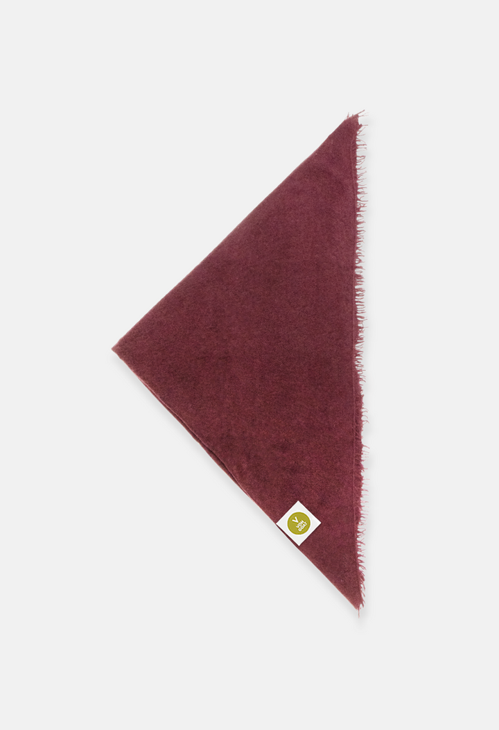 Bandana Mauve Wine XL mit Fransen