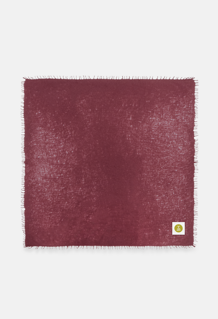 Bandana Mauve Wine XL mit Fransen