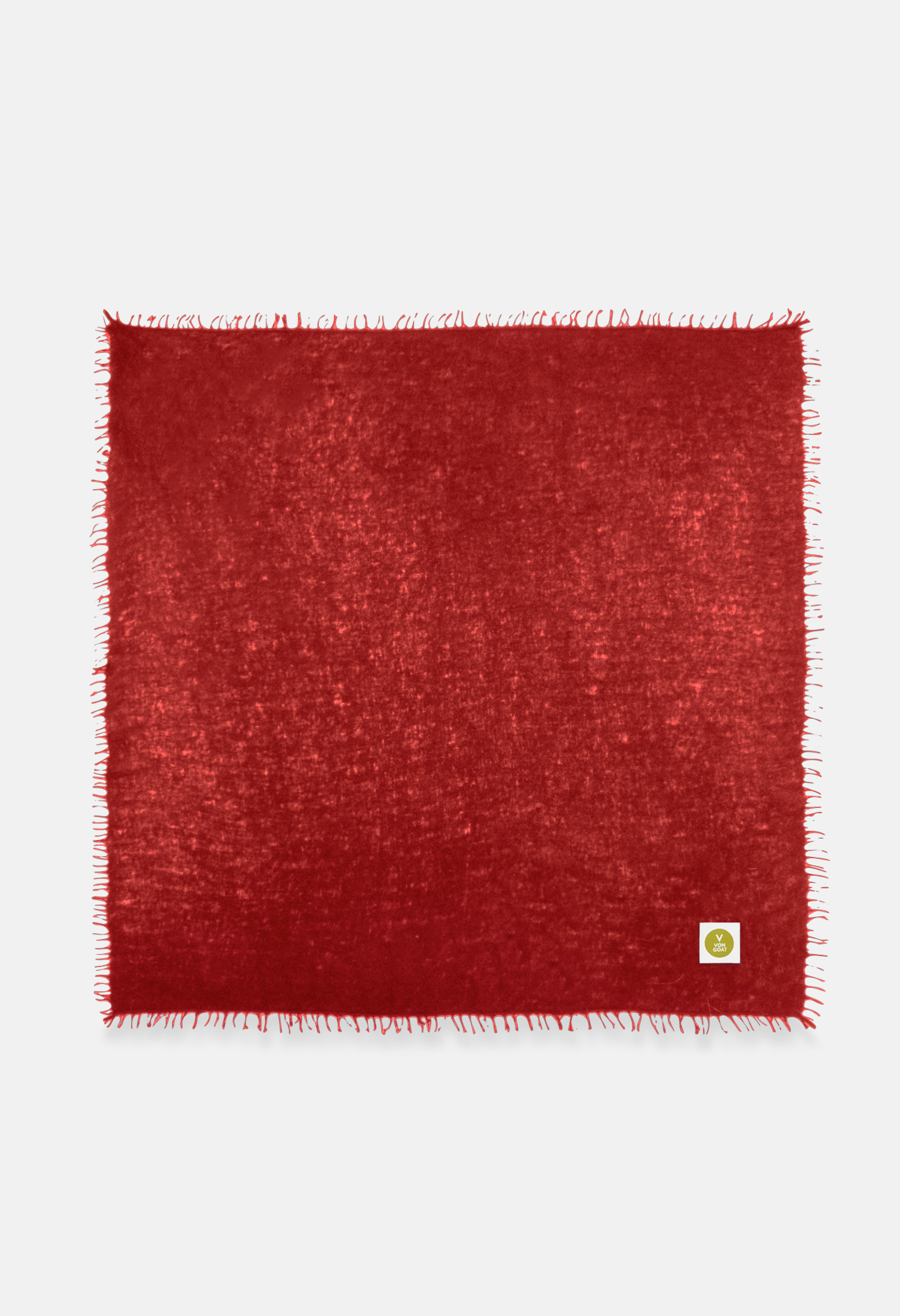 Bandana Bordeaux XL mit Fransen