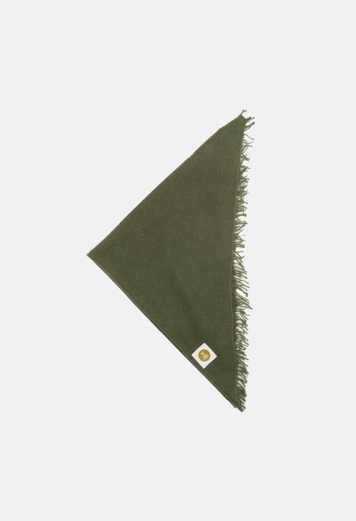 Bandana Olivine with fringes