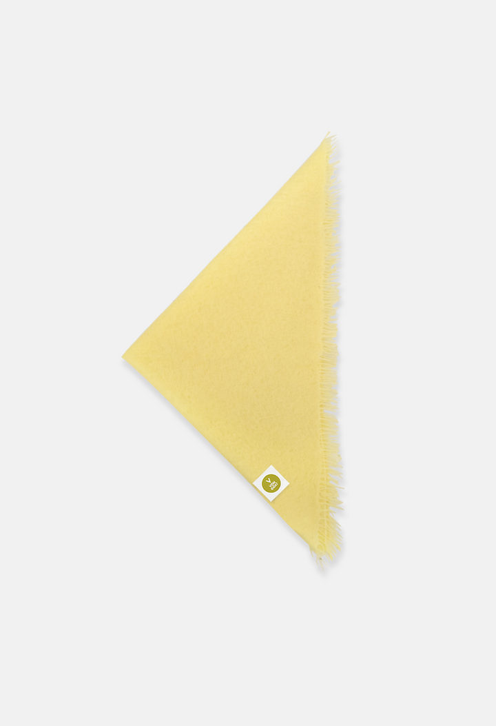 Bandana Transparent Yellow mit Fransen