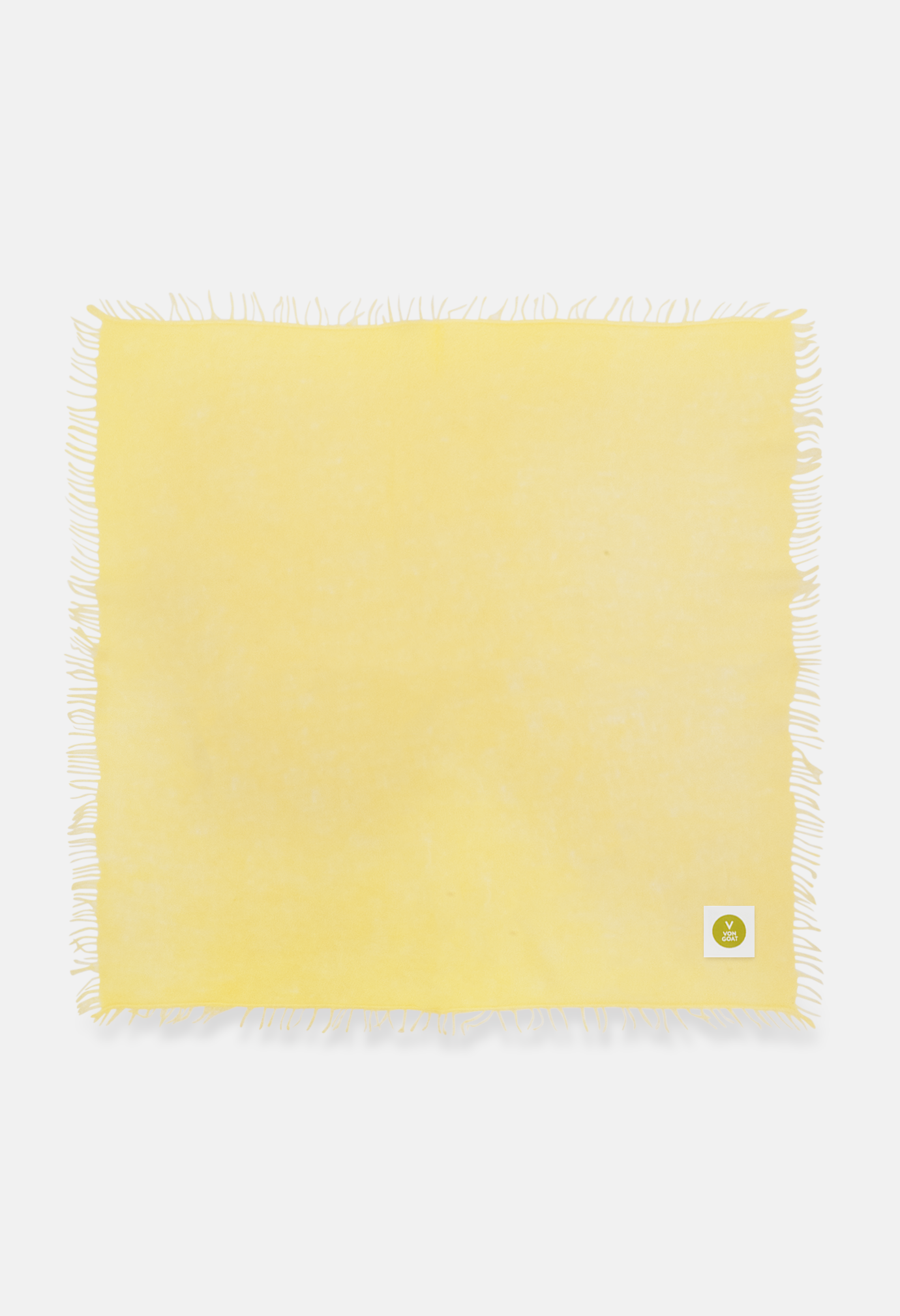 Bandana Transparent Yellow mit Fransen