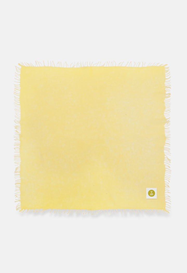 Bandana Transparent Yellow mit Fransen