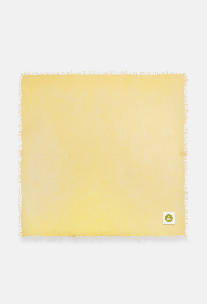 Bandana Transparent Yellow XL mit Fransen