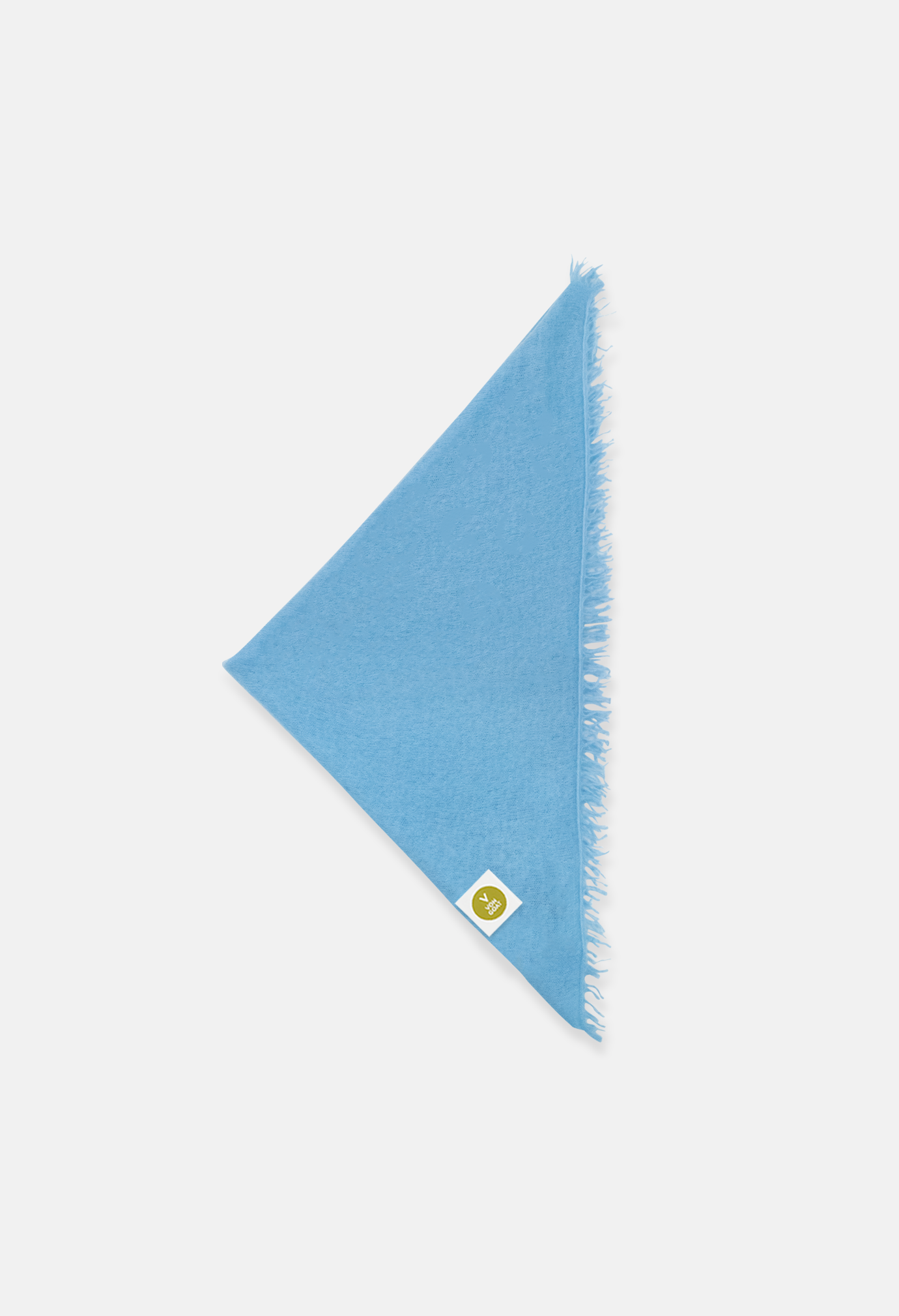 Bandana Delicate Blue mit Fransen