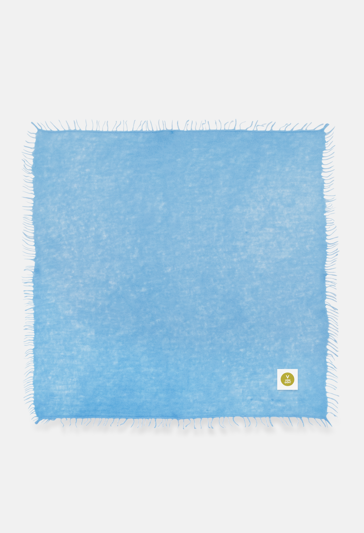 Bandana Delicate Blue mit Fransen