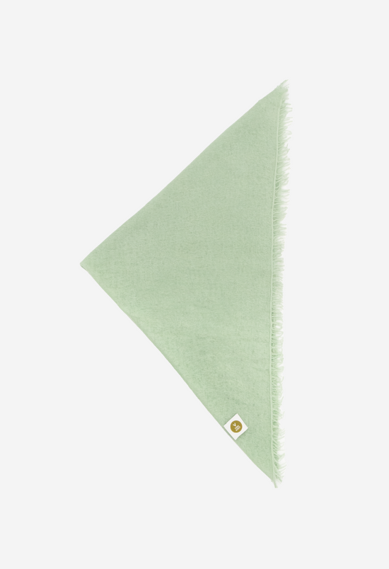 Bandana Greenish XL with Fringe