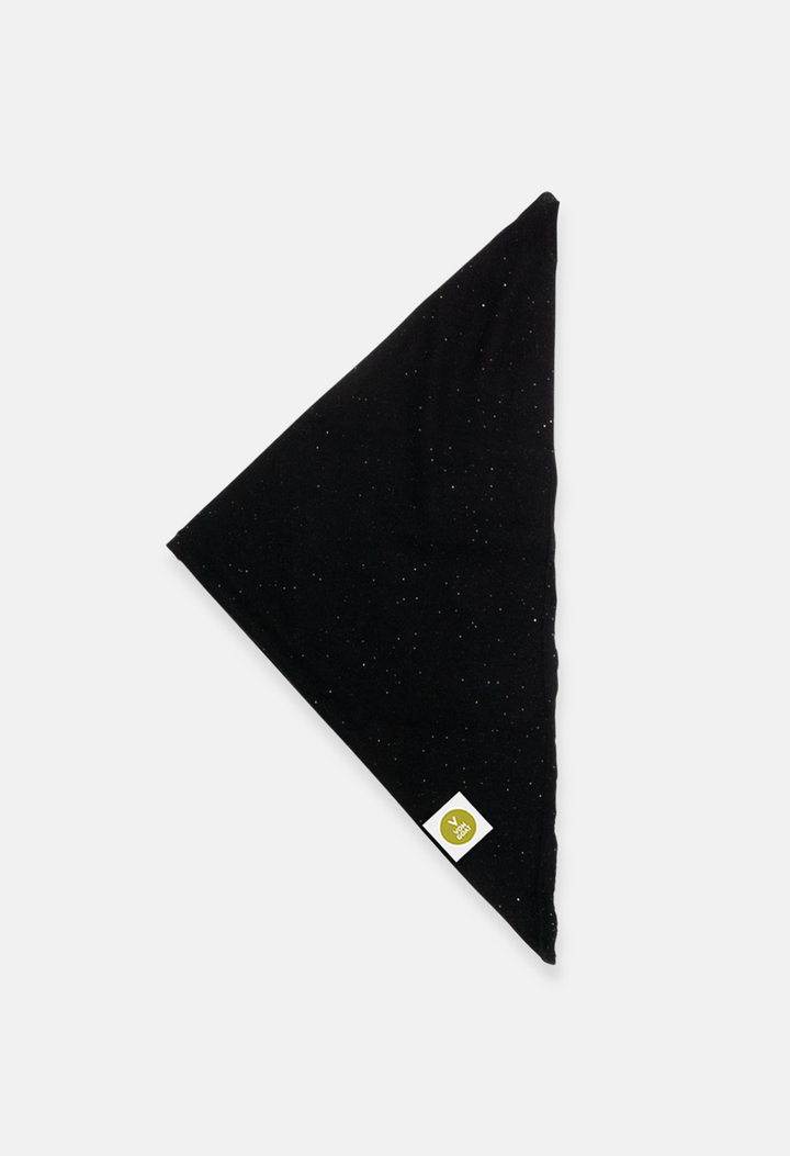 Bandana Black XL Glitter