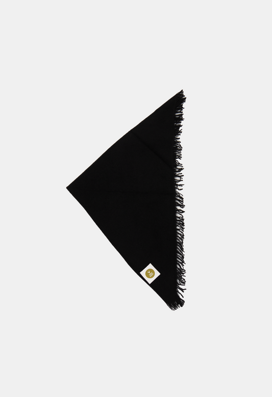 BANDANA BLACK mit Fransen