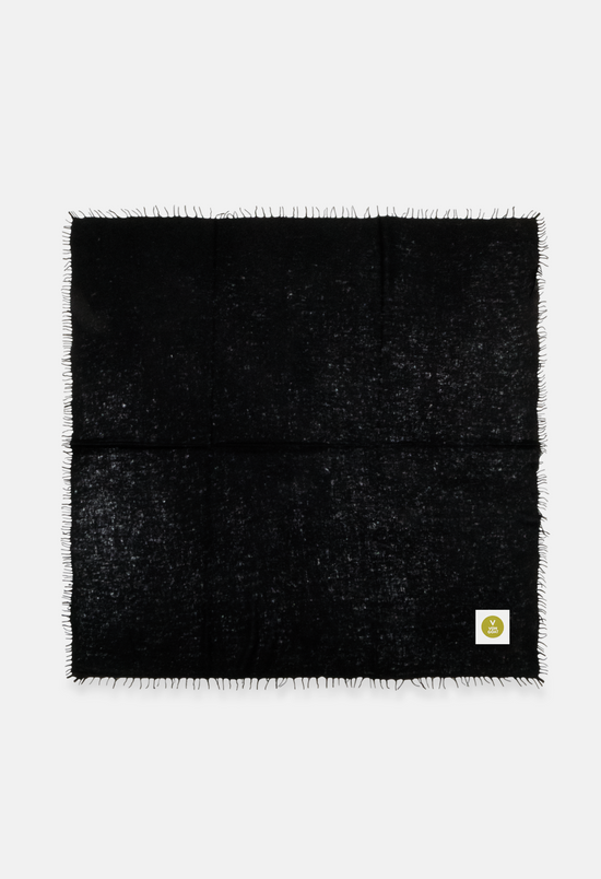 Bandana Black XL with Fringe