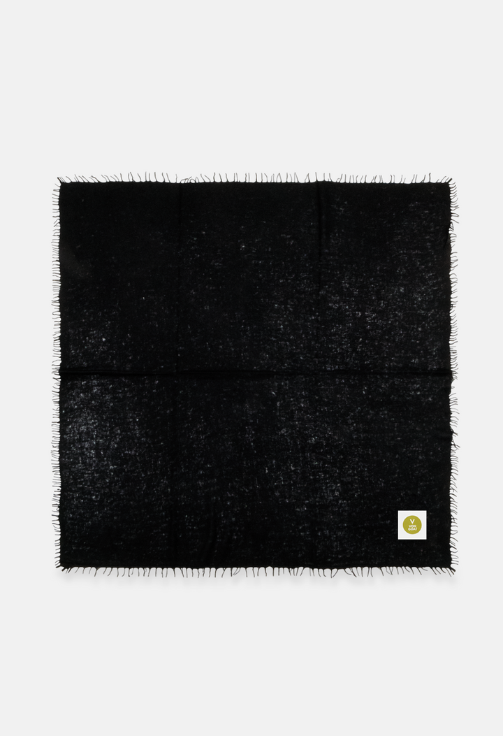 Bandana Black XL with Fringe