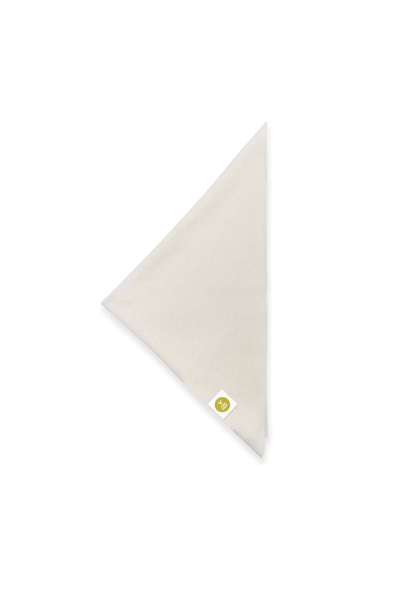 Bandana White Glitter