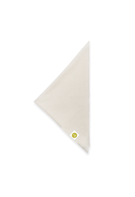 Bandana White Glitter