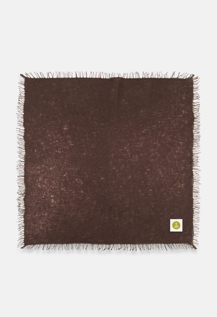 Bandana Shaved Shocolad mit Fransen