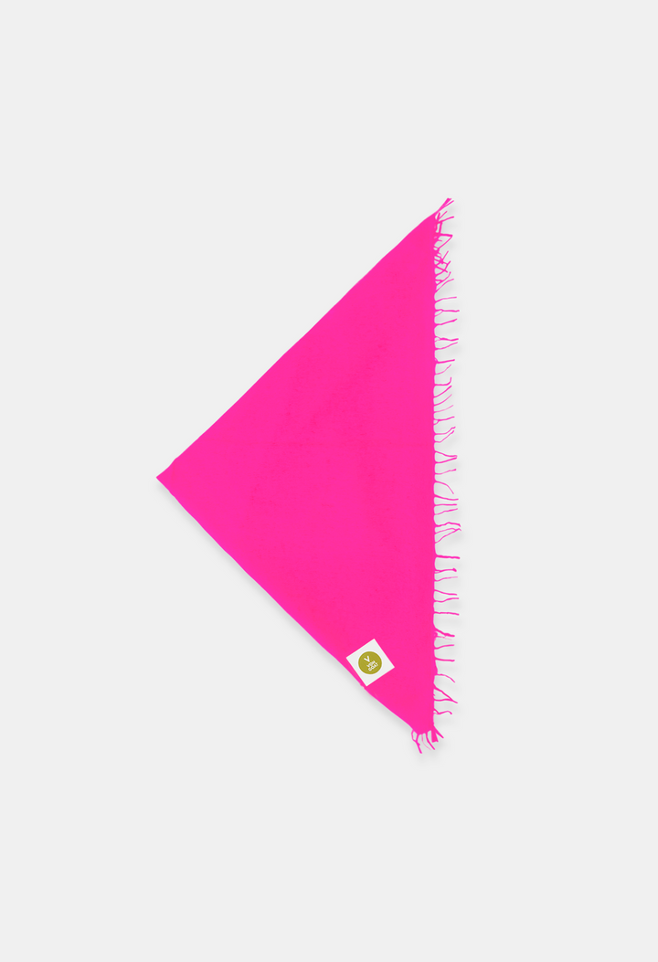 BANDANA NEON PLUM mit Fransen