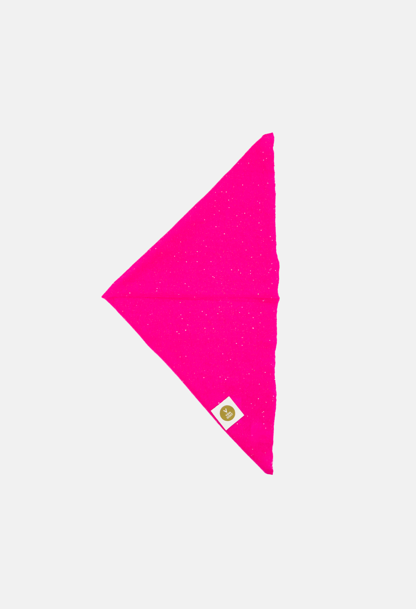 BANDANA NEON PINK mit Glitter