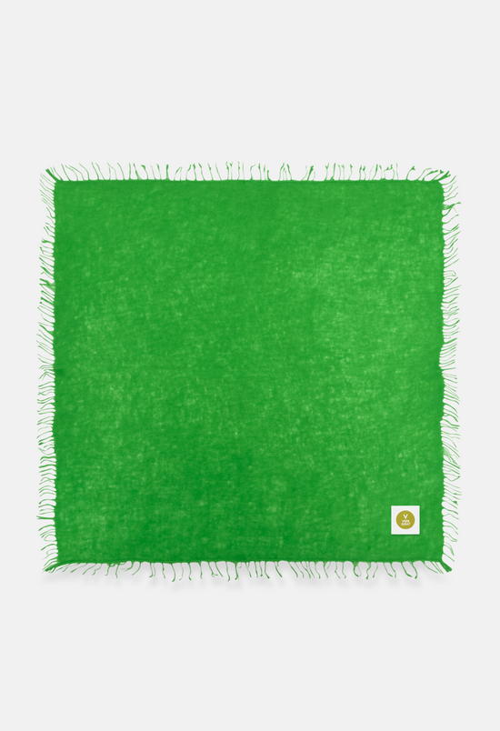 Bandana Neon Green with Fringe