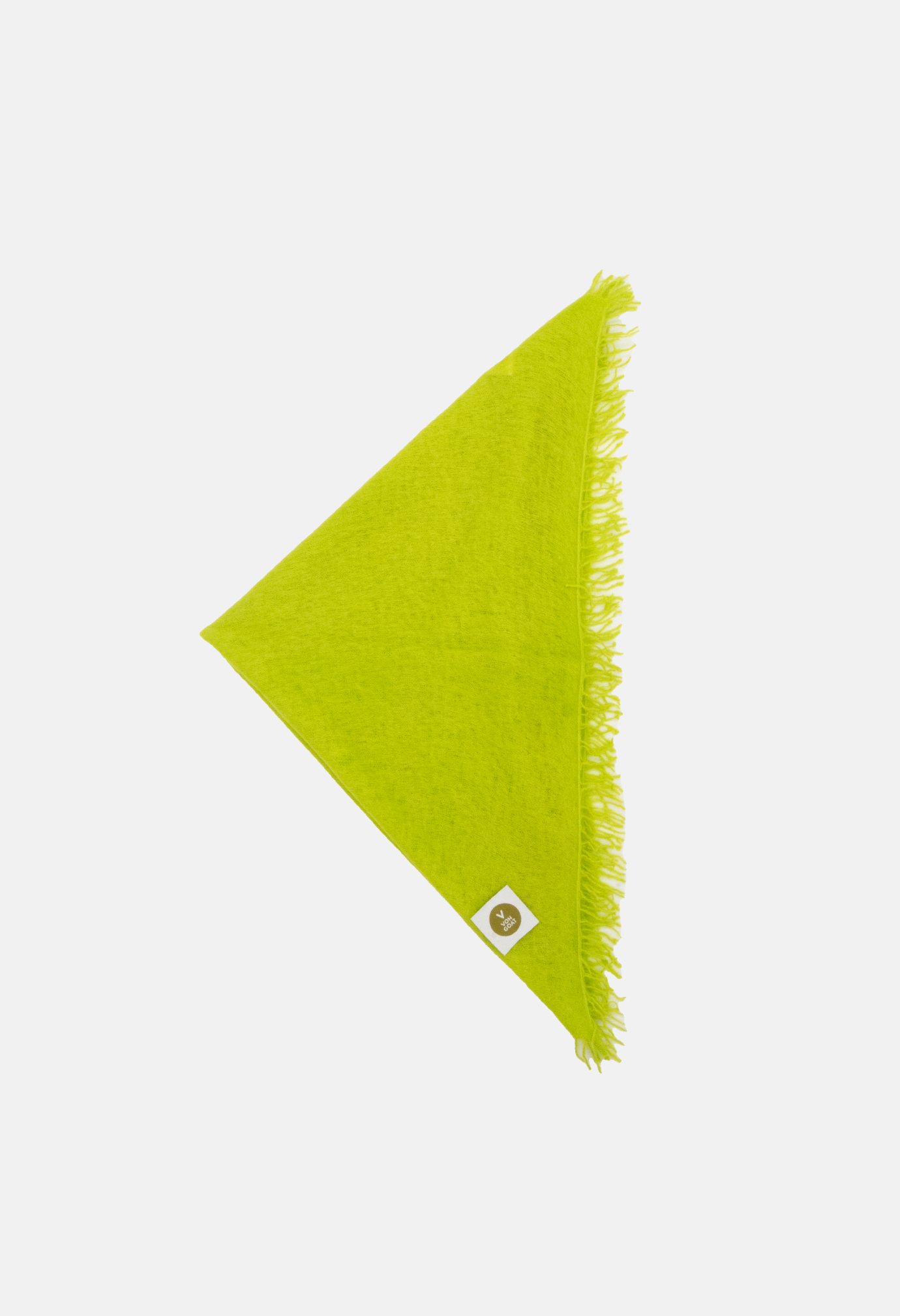 Bandana Neon Yellow mit Fransen