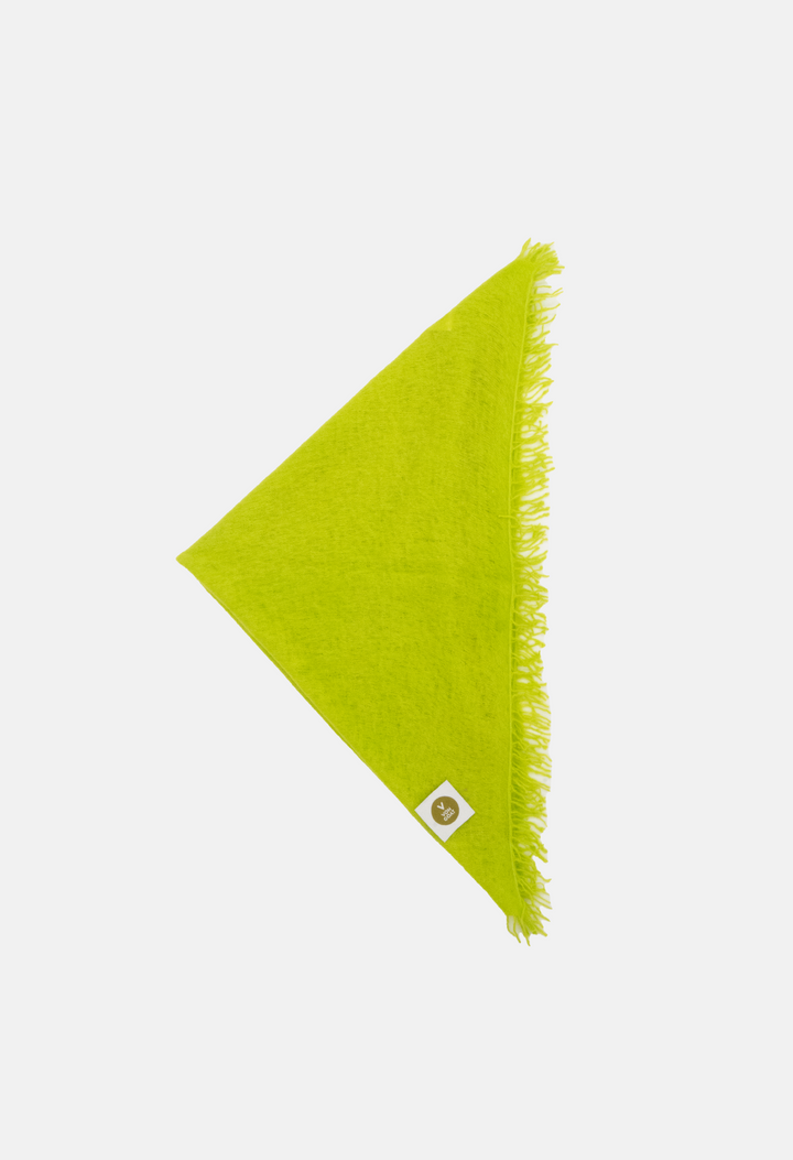 Bandana Neon Yellow mit Fransen