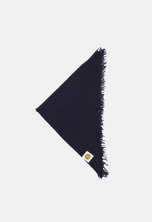 BANDANA DARK NAVY mit Fransen