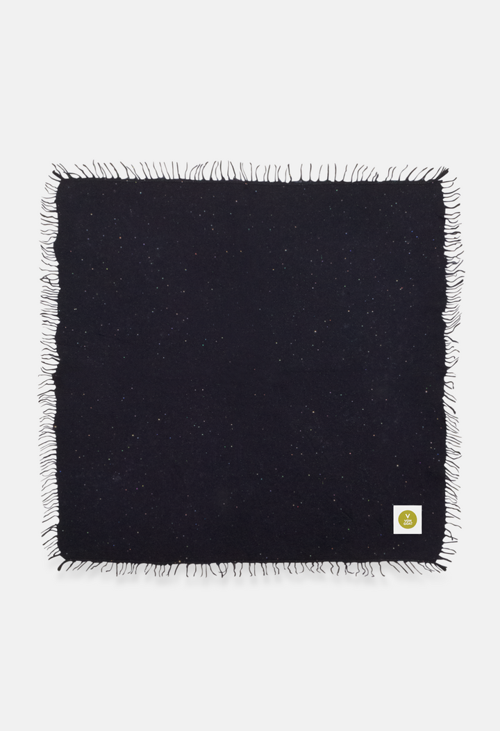 Bandana Dark Navy Glitter mit Fransen