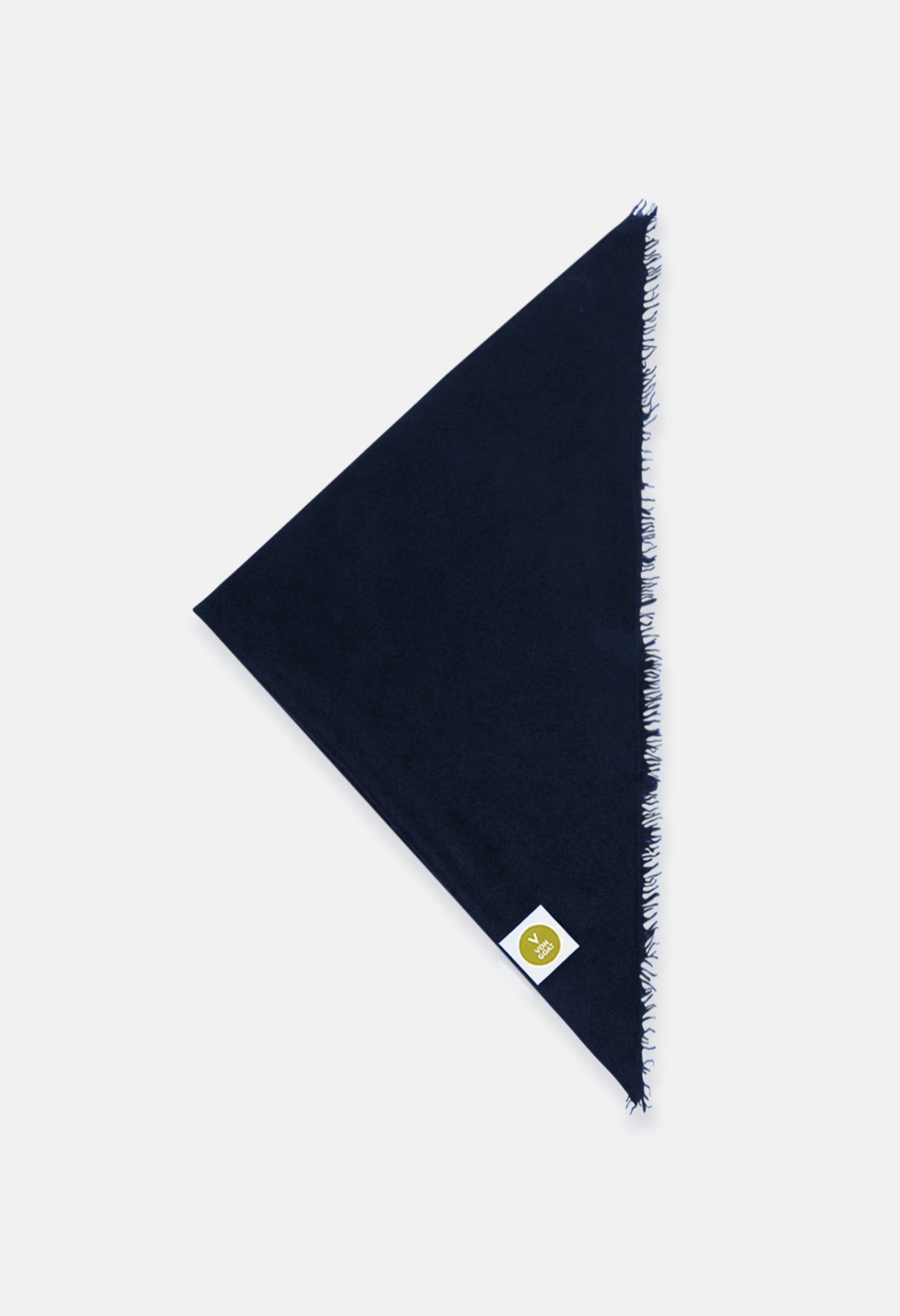 Bandana Dark Navy XL with Fringes