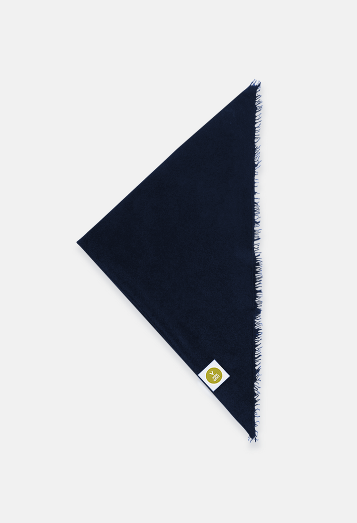 Bandana Dark Navy XL mit Fransen