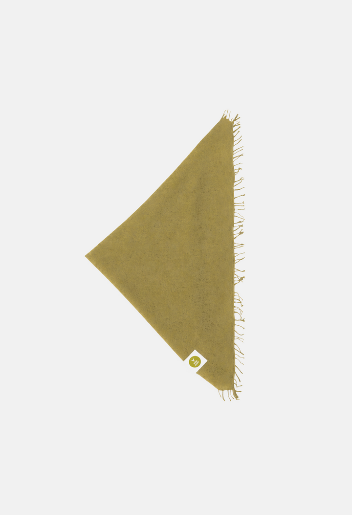 Bandana Fir Green with Fringes