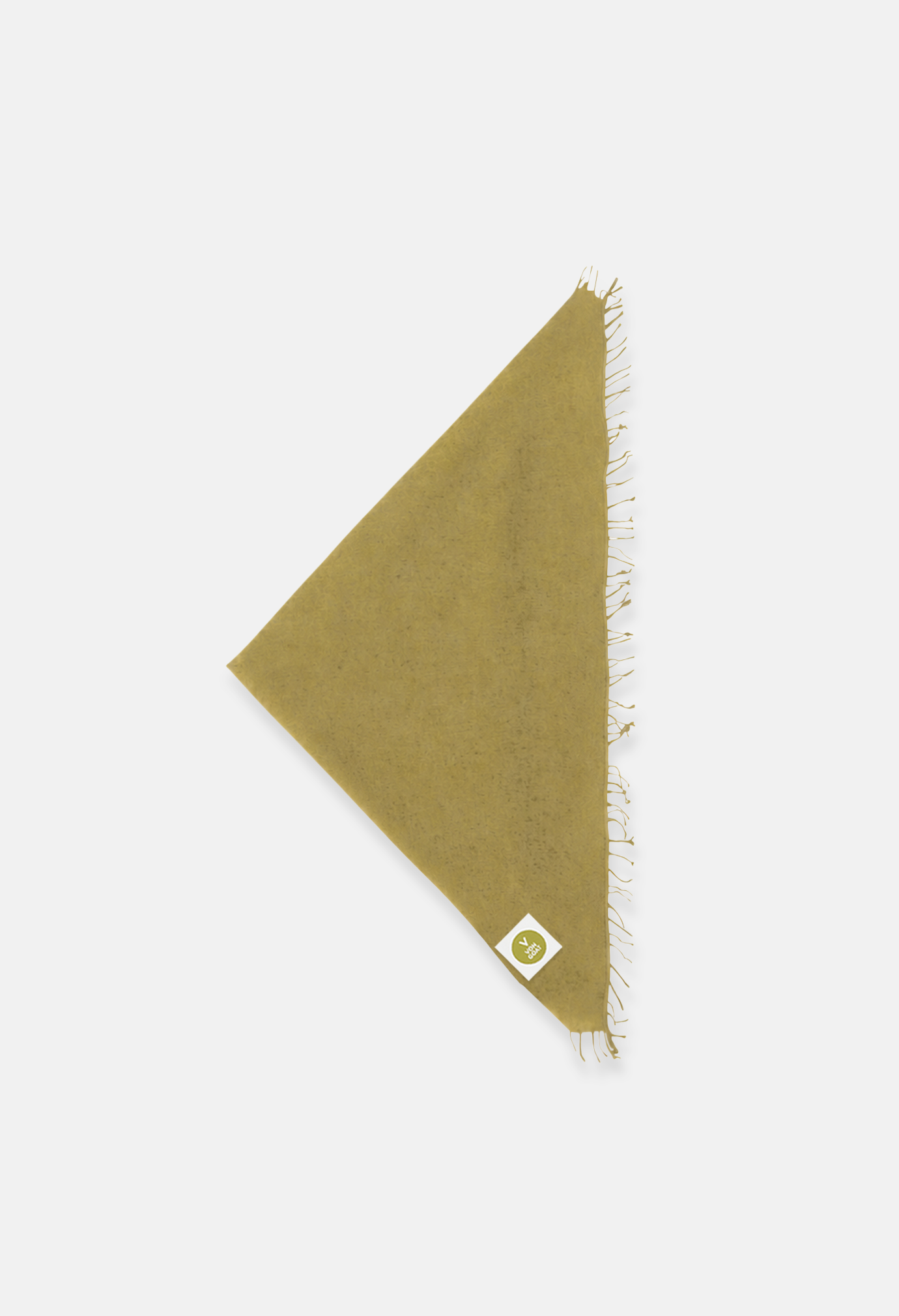 Bandana Fir Green with Fringes