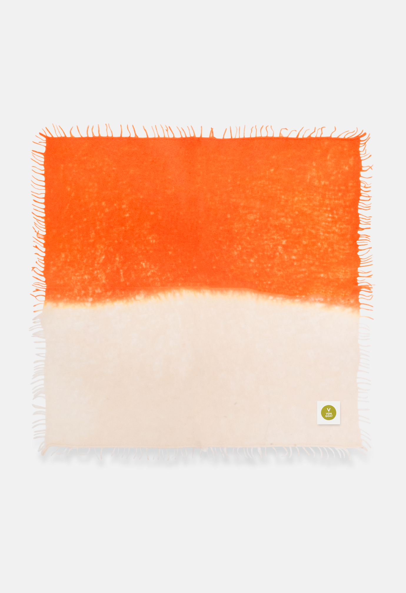 Bandana Icebear/Orange Daisy mit Fransen