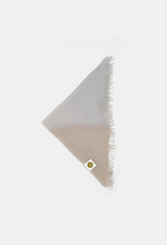 BANDANA ZUSIGREY/ZUSIBEIGE mit Fransen