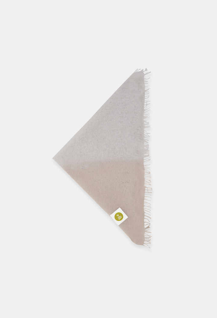 BANDANA ZUSIGREY/ZUSIBEIGE mit Fransen