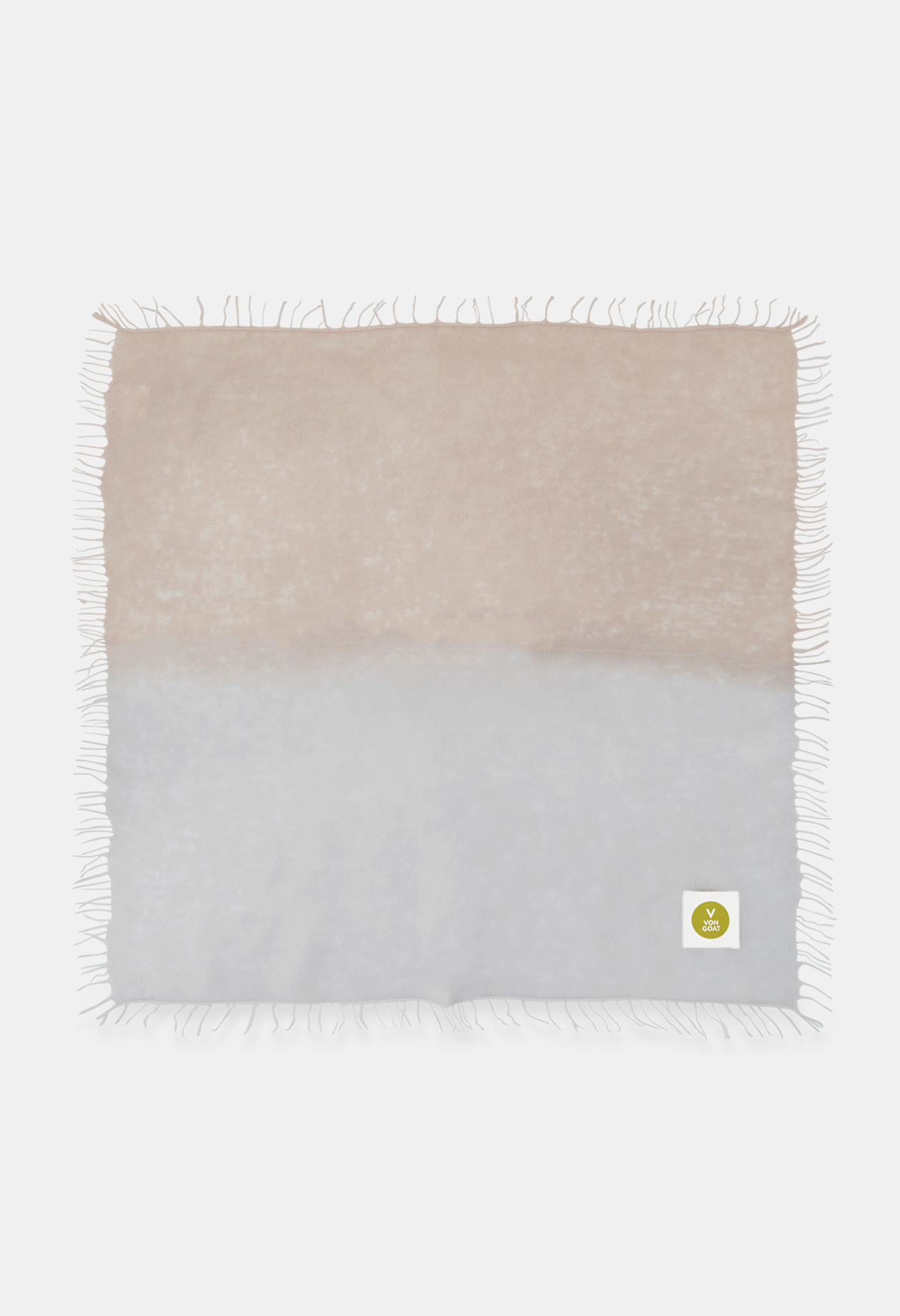 BANDANA ZUSIGREY/ZUSIBEIGE mit Fransen