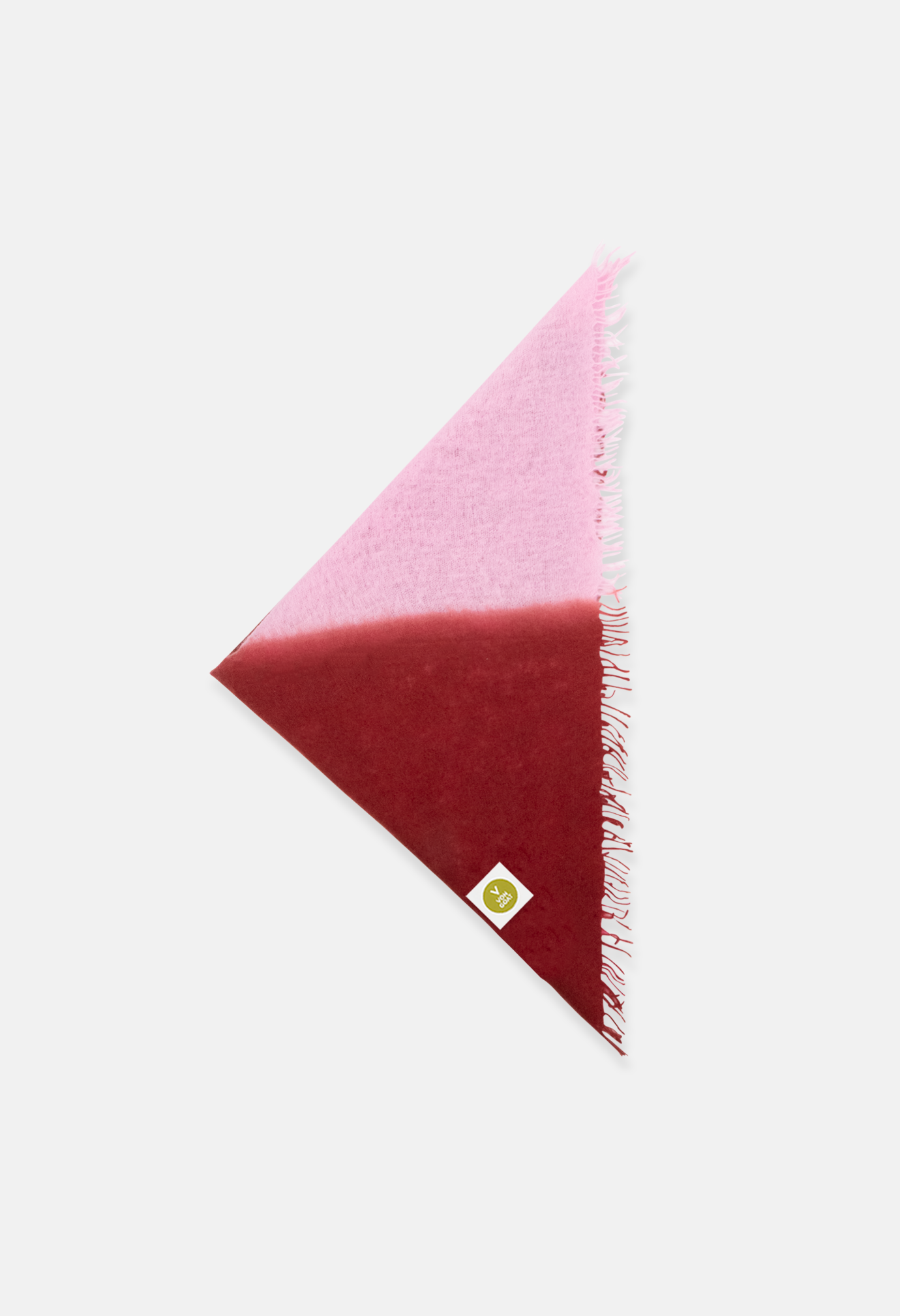 Bandana Sun Dried Tomato/Pink Tulle mit Fransen
