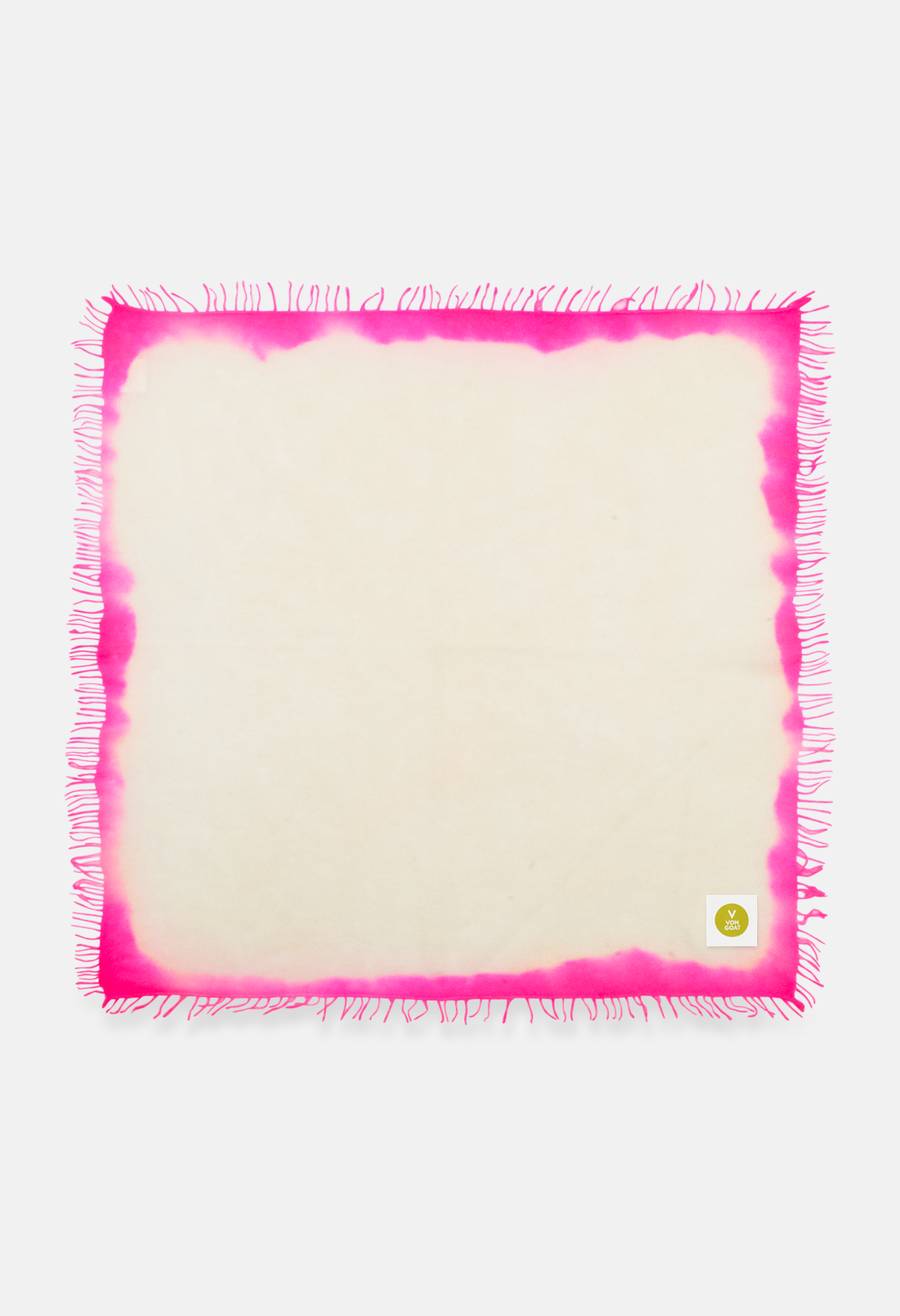 Bandana Tofu/Neon Plum with Fringe