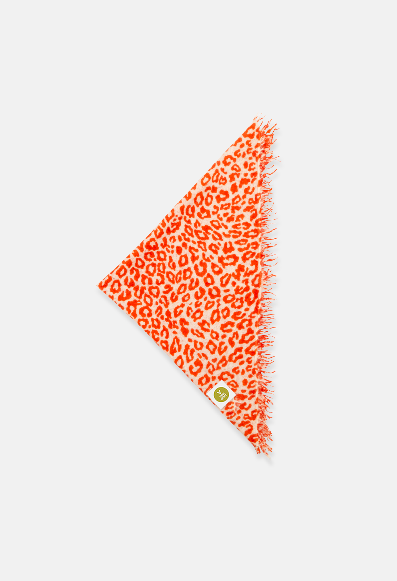 Bandana Leo Icebear Ass/Orange Daisy mit Fransen
