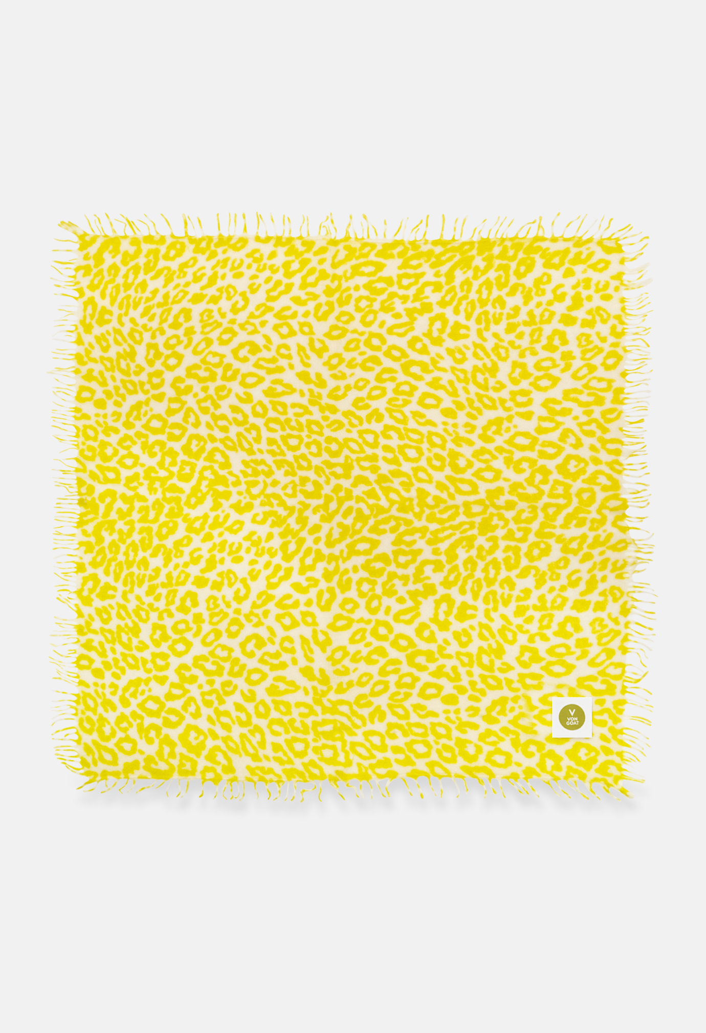 Bandana Leo Icebear Ass/Neon Yellow mit Fransen
