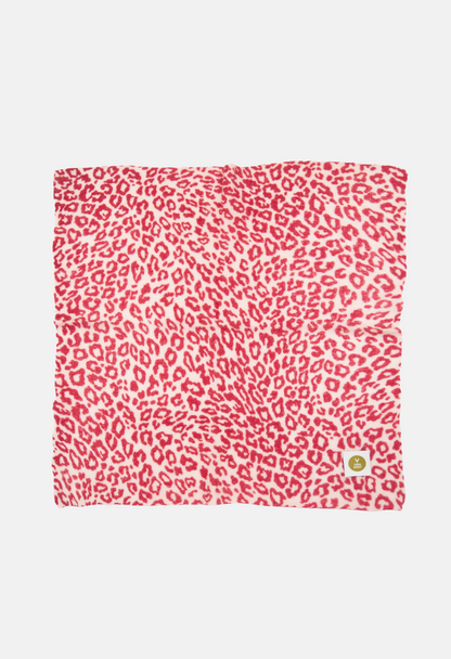 BANDANA LEO WHITE/BORDEAUX