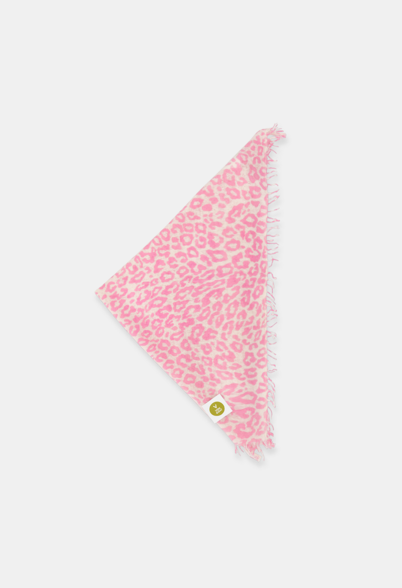 BANDANA LEO WHITE/TONIC mit Fransen