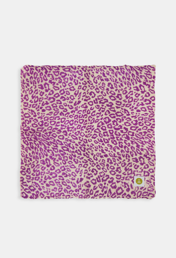 BANDANA LEO LATTE/NEON PURPLE