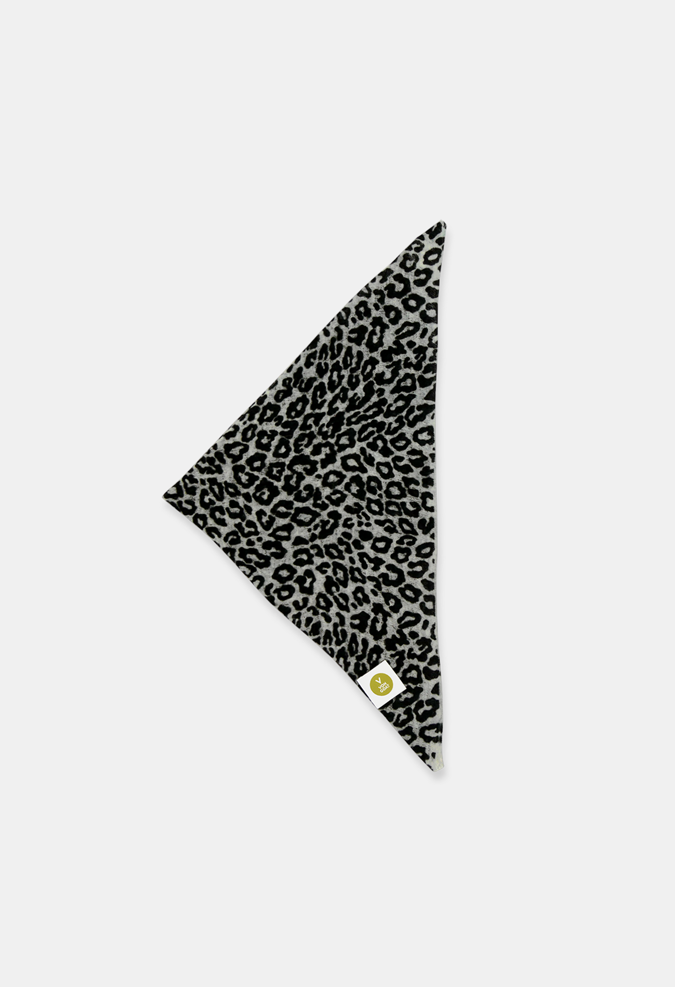 BANDANA LEO MELANGE LIGHT GREY/BLACK