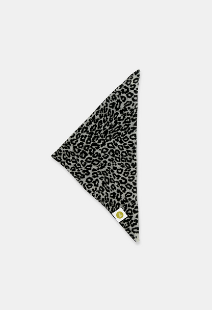 BANDANA LEO MELANGE LIGHT GREY/BLACK