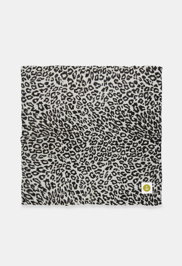 BANDANA LEO MELANGE LIGHT GREY/BLACK