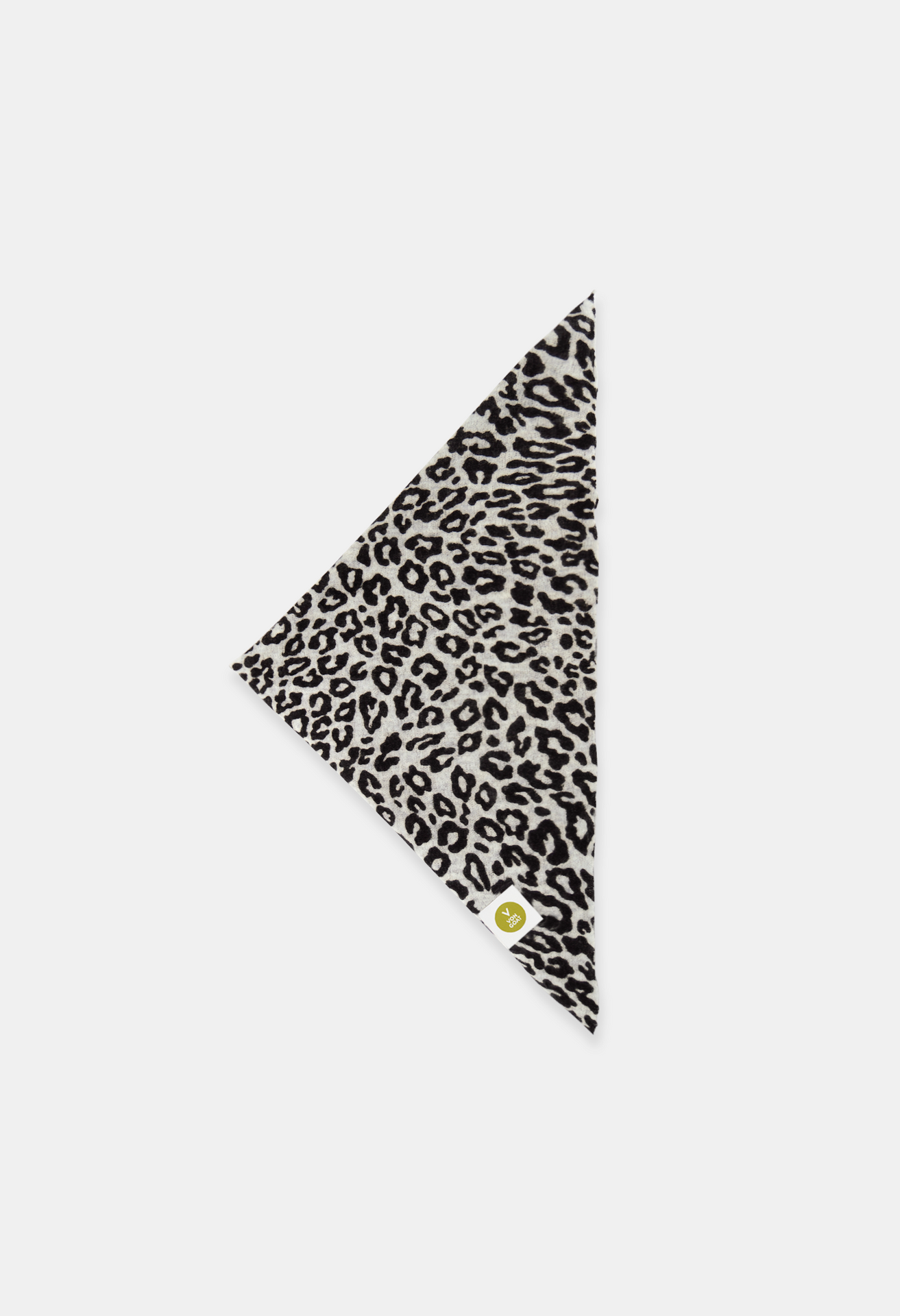 BANDANA LEO MELANGE LIGHT GREY/BLACK