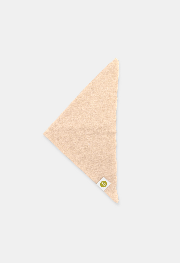 BANDANA MEL. BEIGE GLITTER