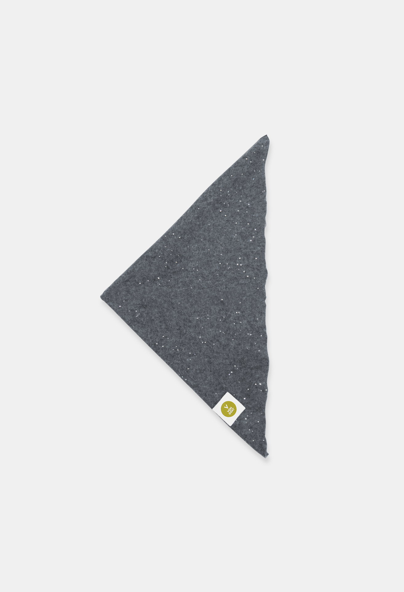 BANDANA MEL. DARK GREY GLITTER