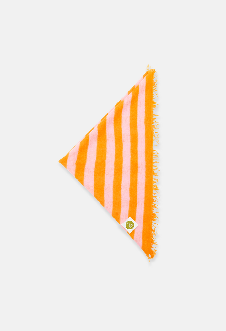 Bandana Carrot Curl/Pink Tulle mit Fransen