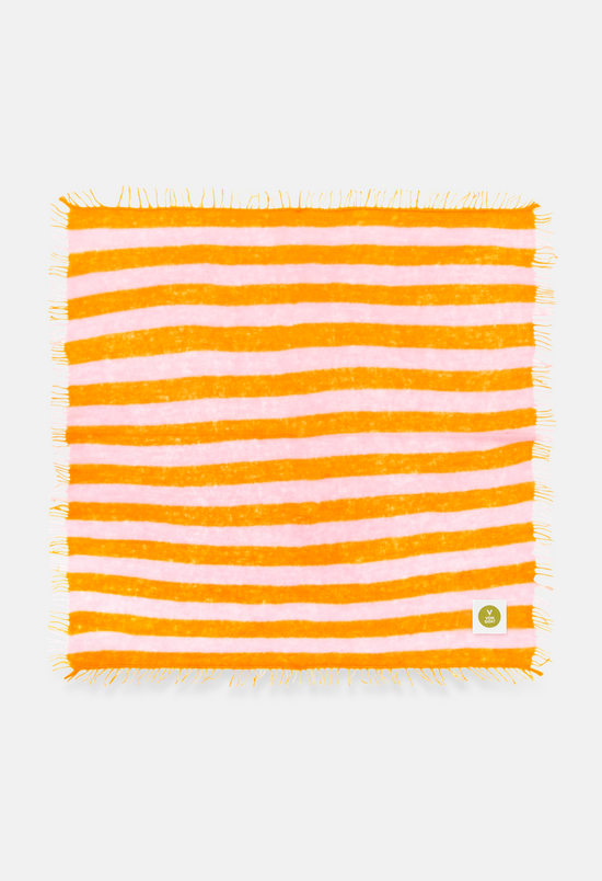 Bandana Carrot Curl/Pink Tulle mit Fransen