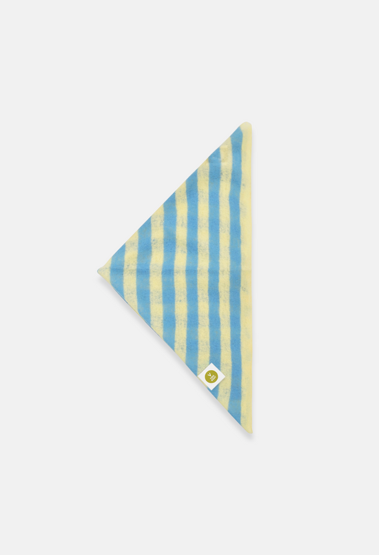 BANDANA TRANSPARENT YELLOW/DELICATE BLUE 